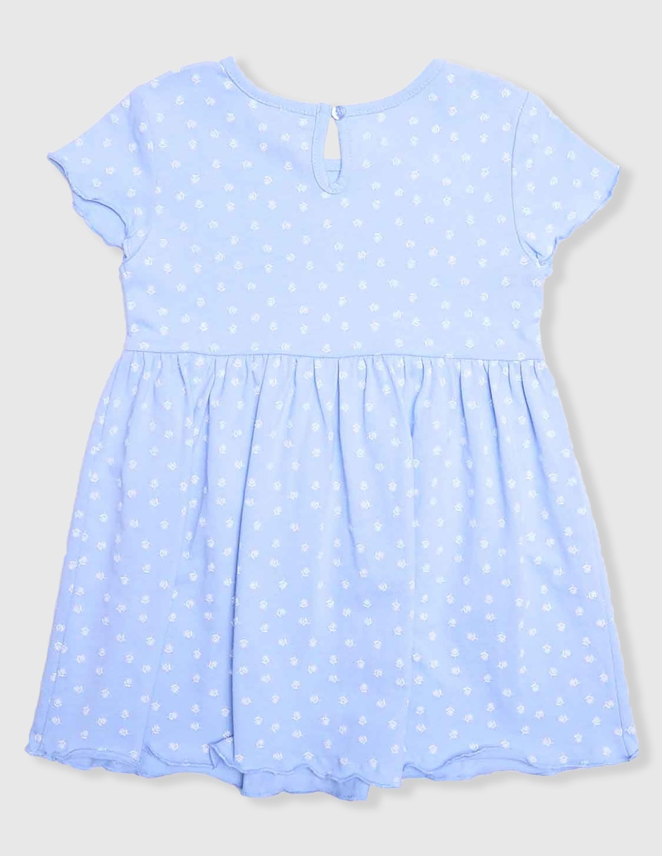 VESTIDO CORTO, 1T (1 AÑO), DENIM CLARO