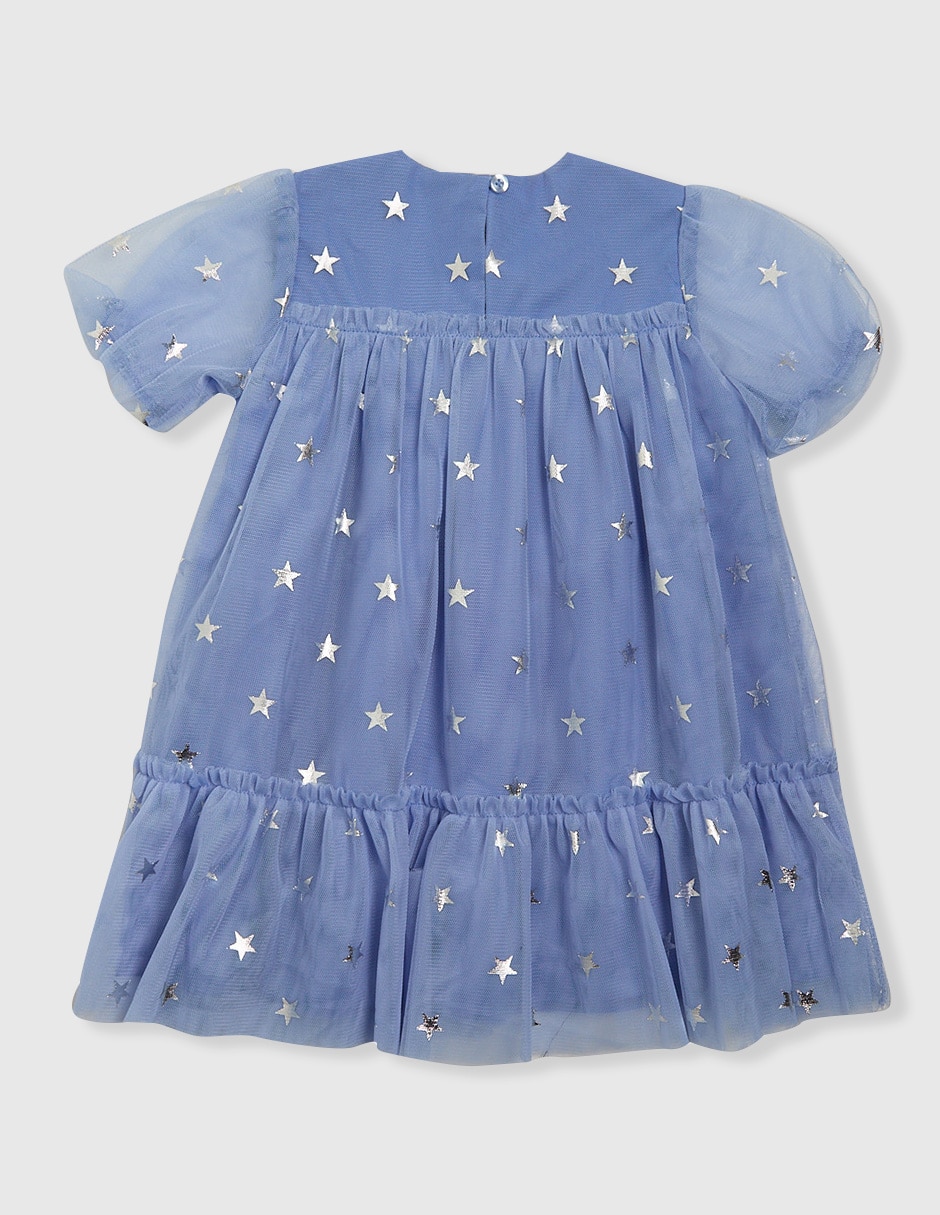 Vestido manga globo para bebé niña 2