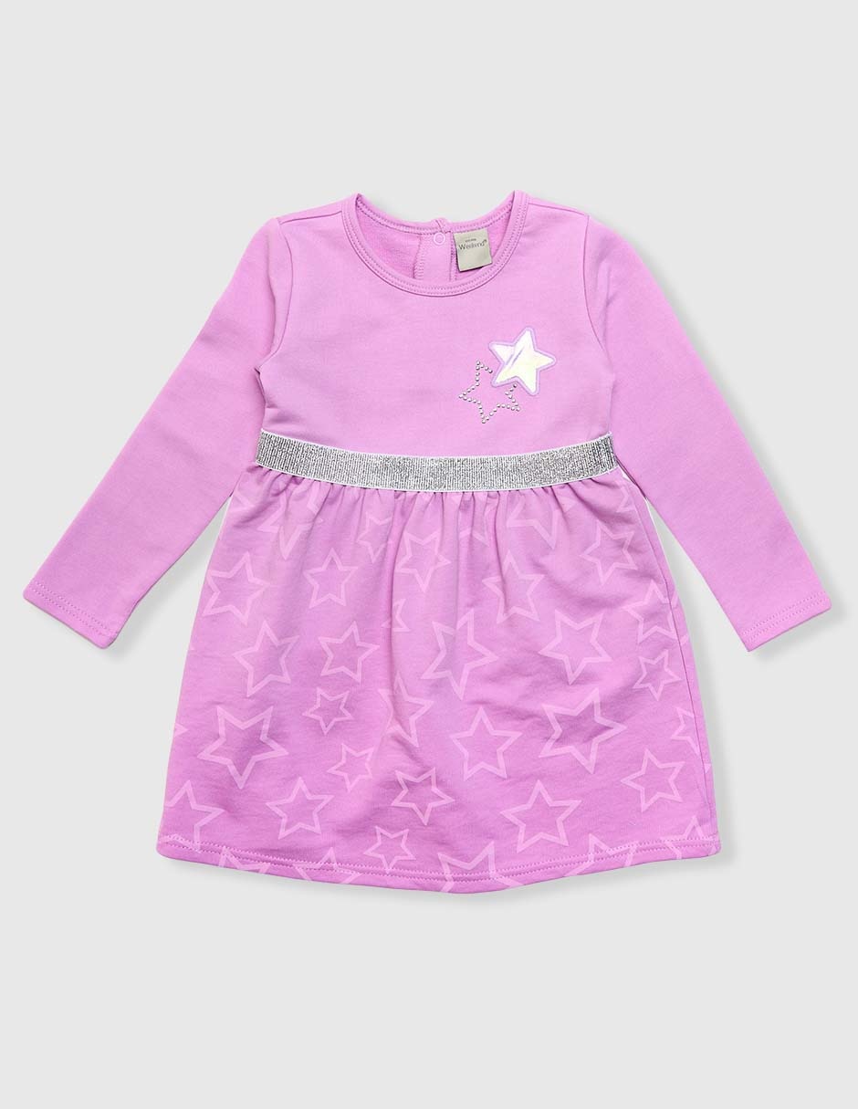 Vestido manga regular para bebé niña Vestido manga regular para bebé niña