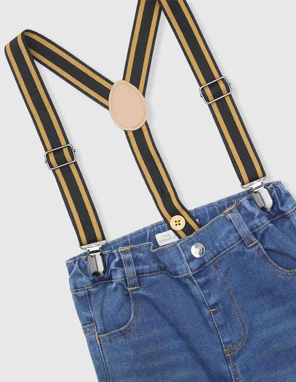 Jeans skinny deslavado para niño 3
