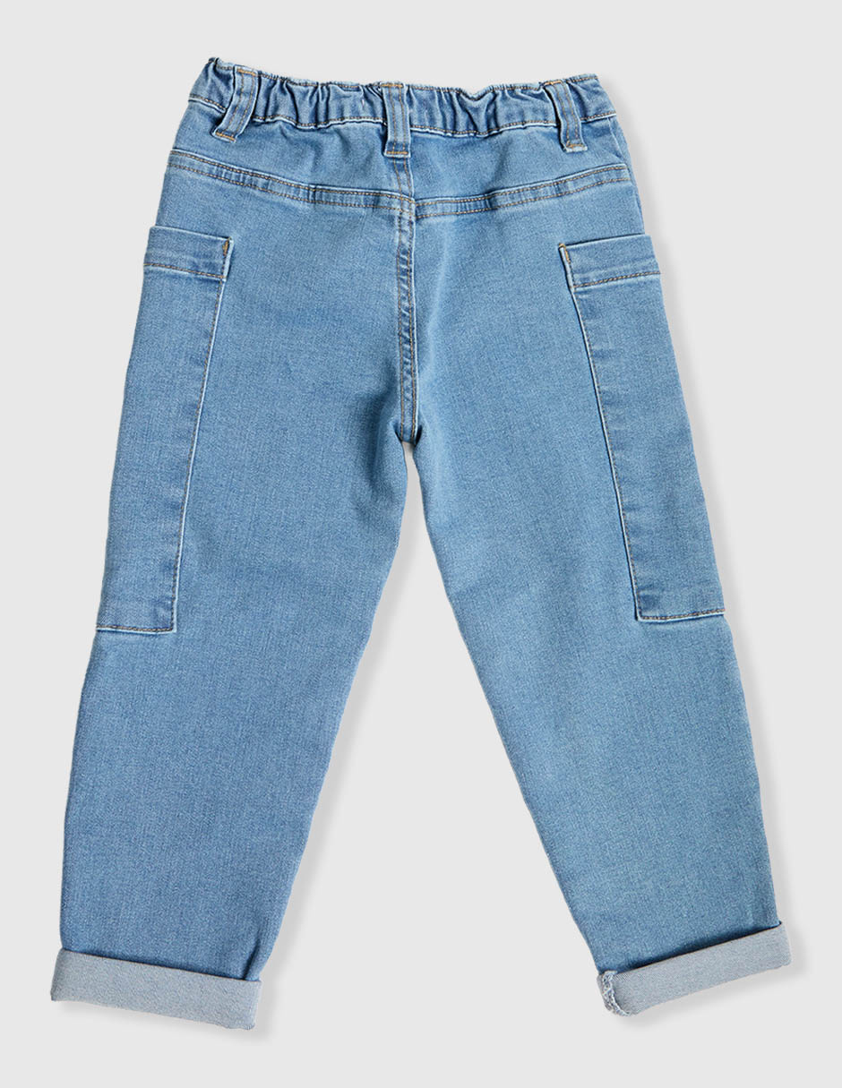 Jeans baggy lavado claro para niño 2