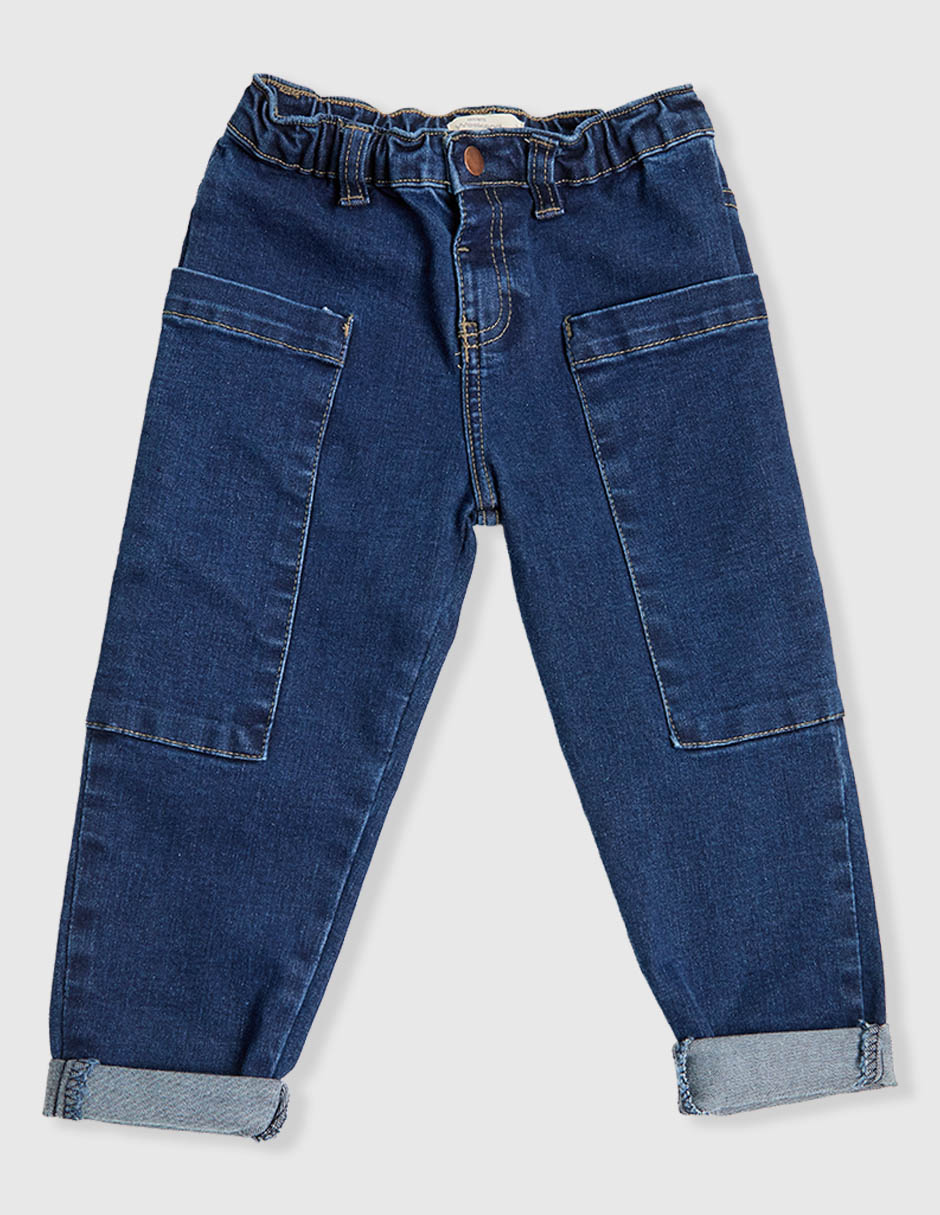 Jeans baggy lavado claro para niño Jeans baggy lavado claro para niño