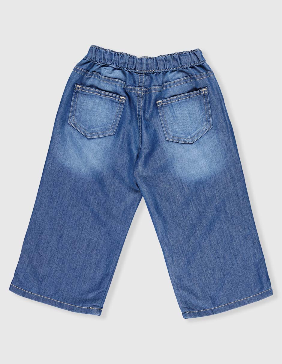 Jeans baggy lavado stone wash para niño 2