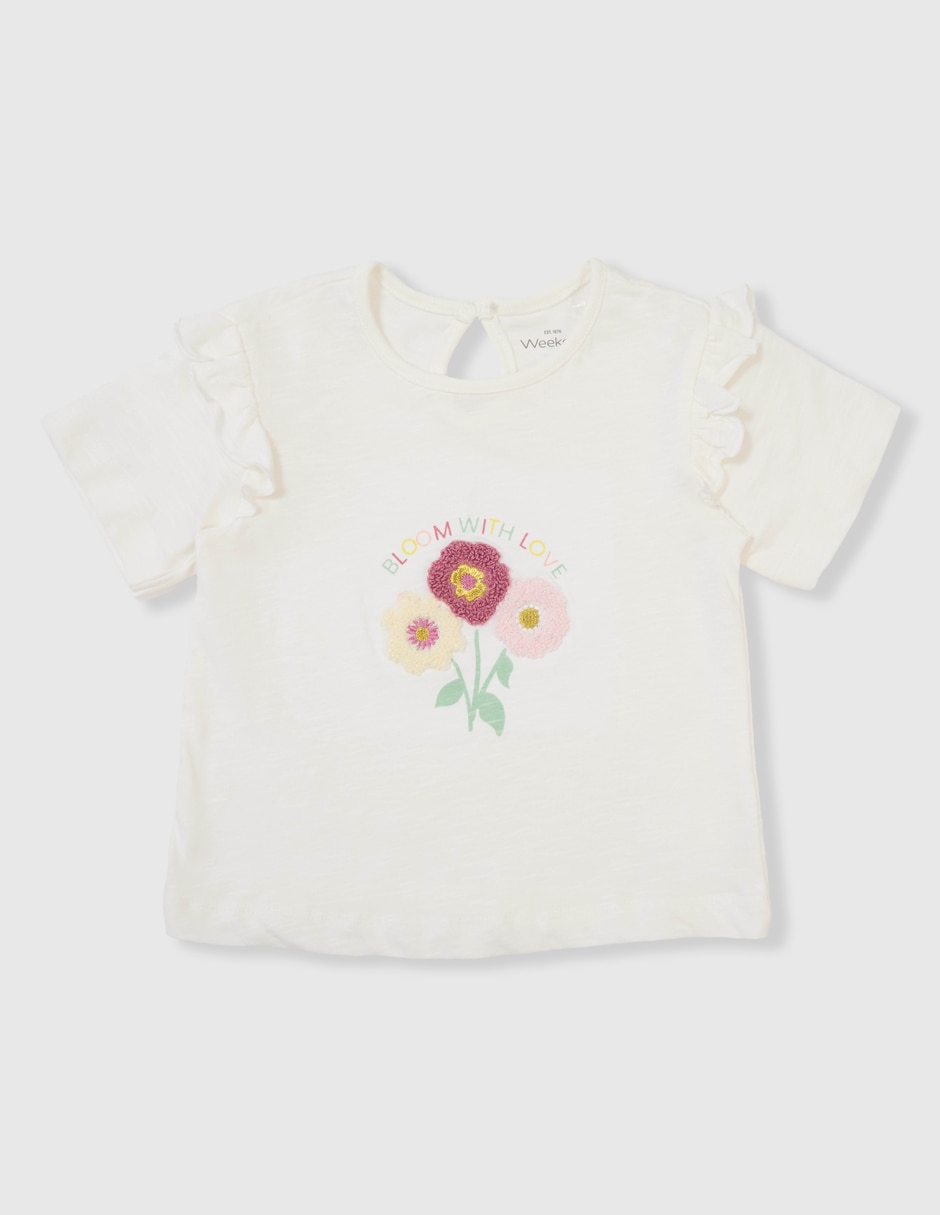 Playera manga corta para niña Playera manga corta para niña