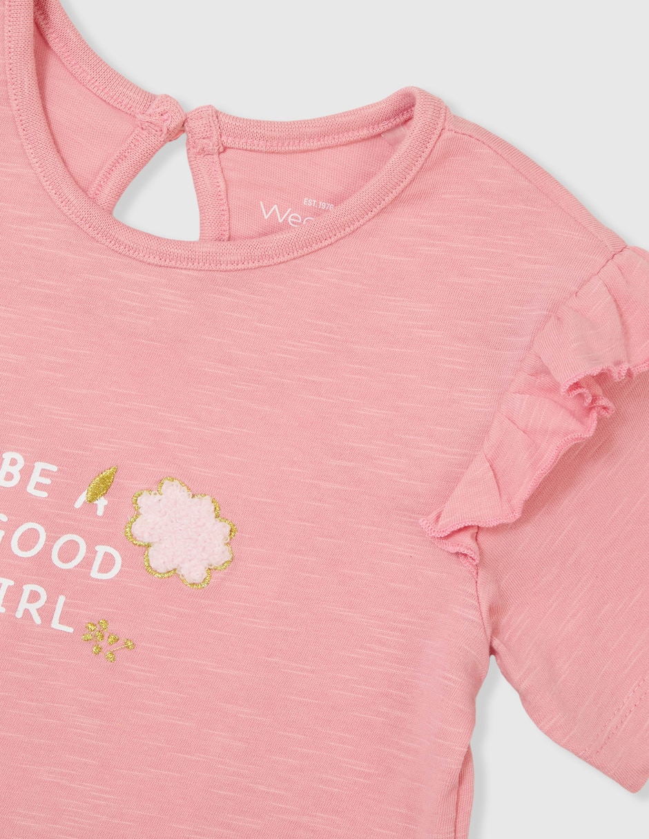 Playera manga corta para niña 3