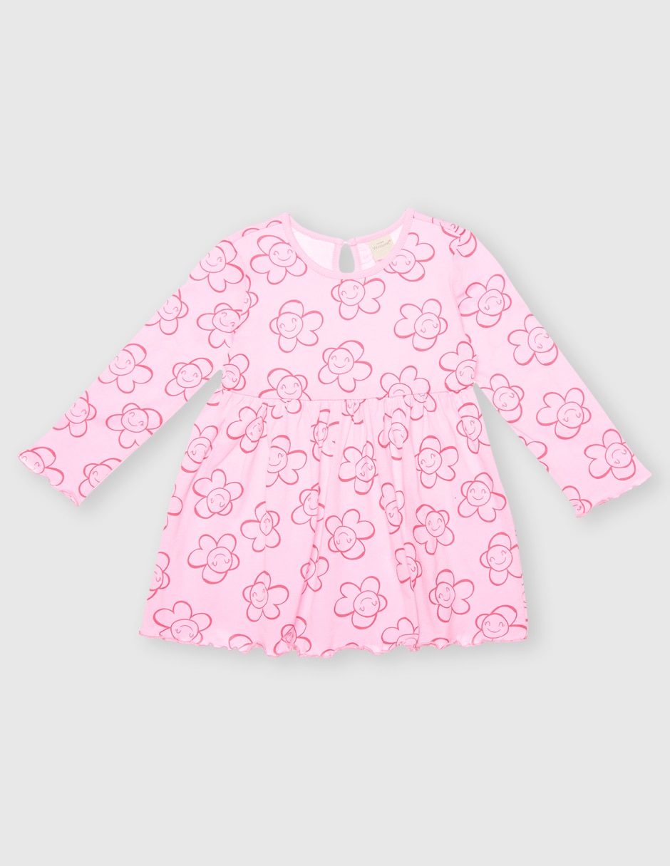 Vestido manga regular para bebé niña 1