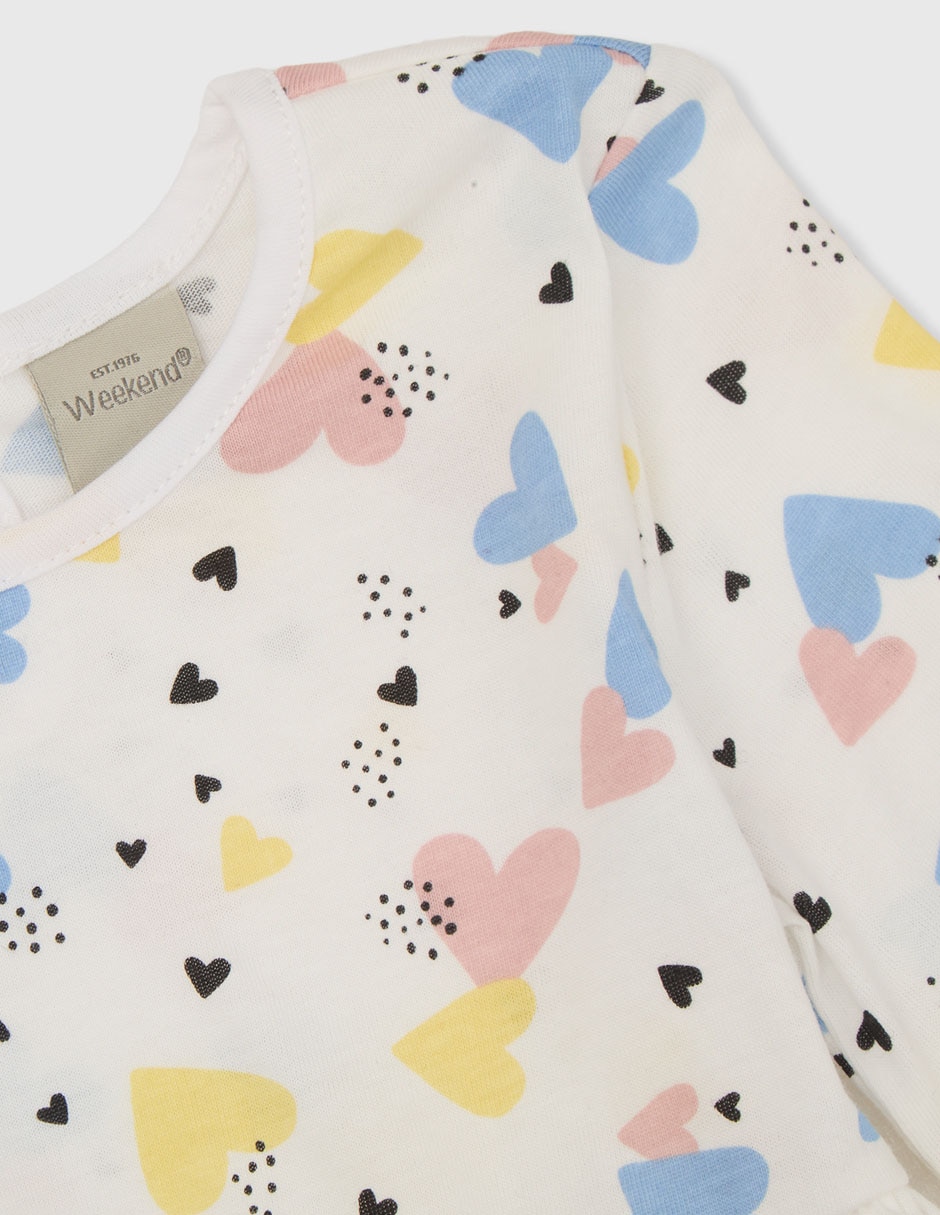 Vestido manga regular para niña 3