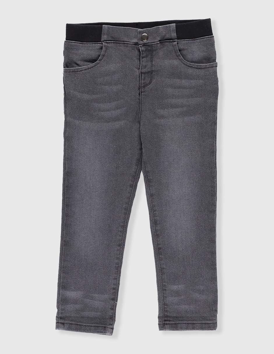 Jeans relaxed straight deslavado para niño