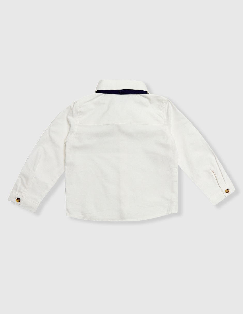 Camisa de vestir manga larga para niño 2