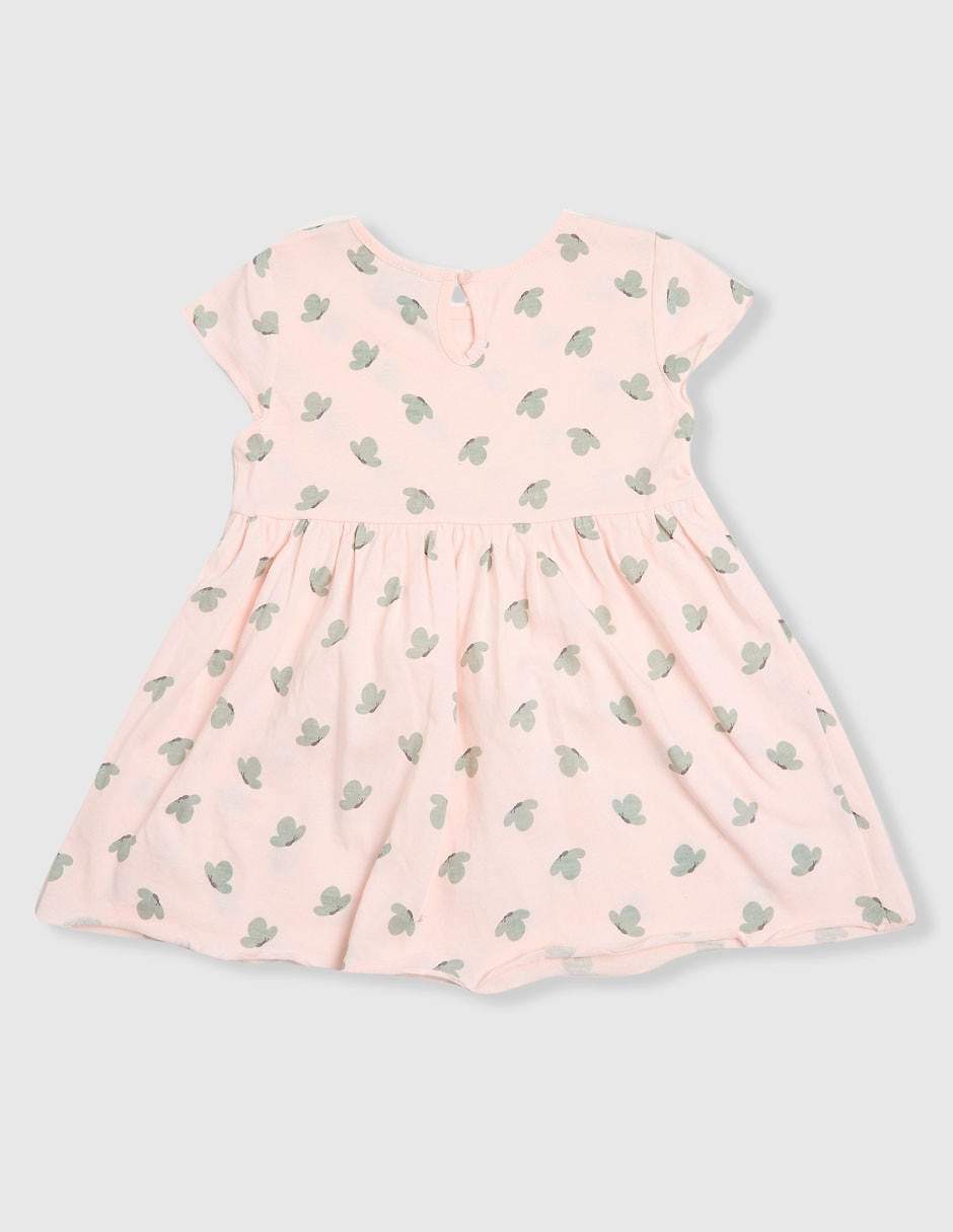 Vestido manga cap para bebé niña 2