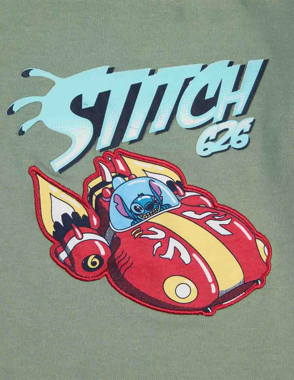 Playera Stitch manga larga para niño 3