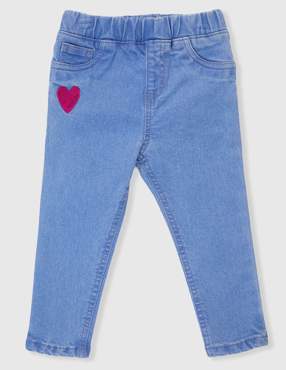 Jeans skinny lavado claro para niña Jeans skinny lavado claro para niña