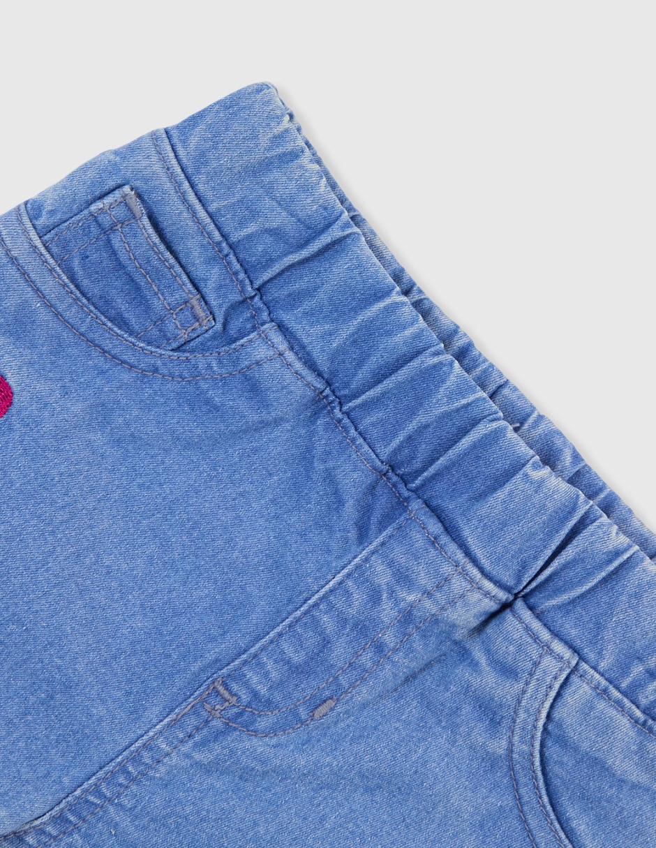 Jeans skinny lavado claro para niña 3