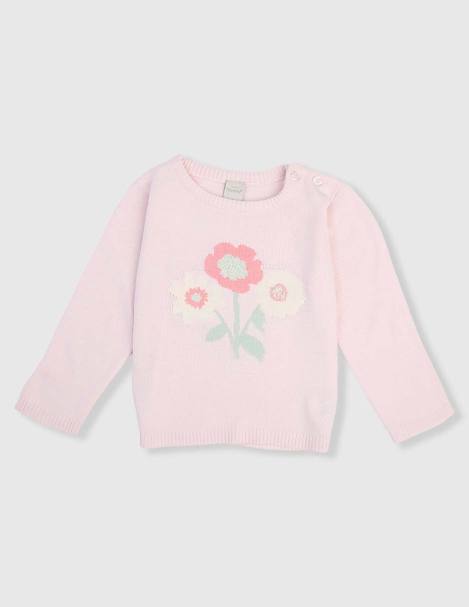 Suéter tejido para bebé niña Suéter tejido para bebé niña
