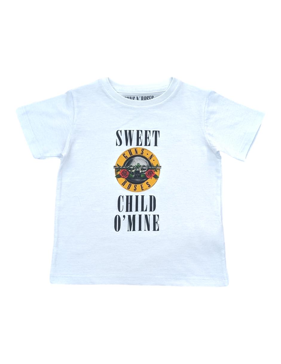Playera Guns And Roses manga corta para niño Playera Guns And Roses manga corta para niño