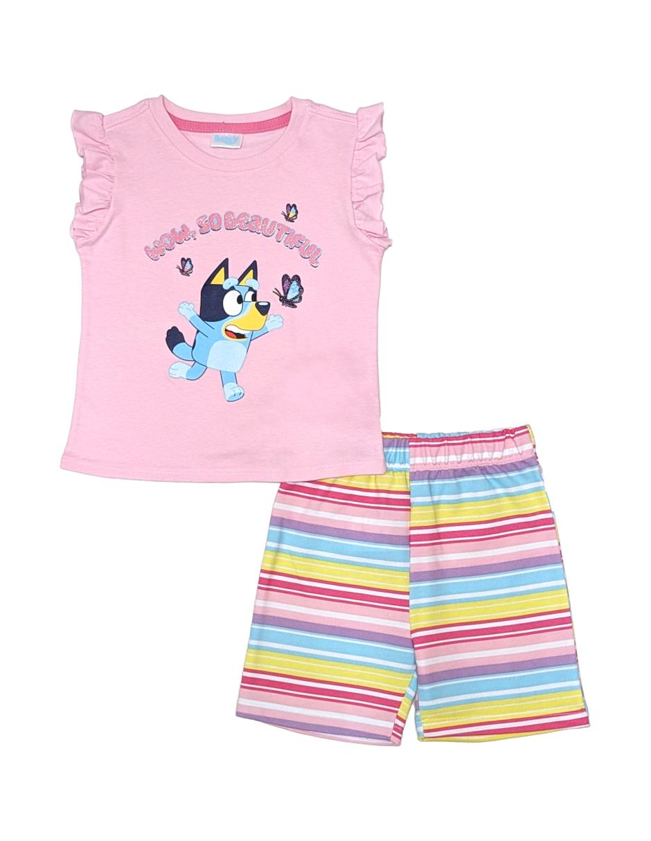 Conjunto casual Bluey para niña 2 piezas Conjunto casual Bluey para niña 2 piezas