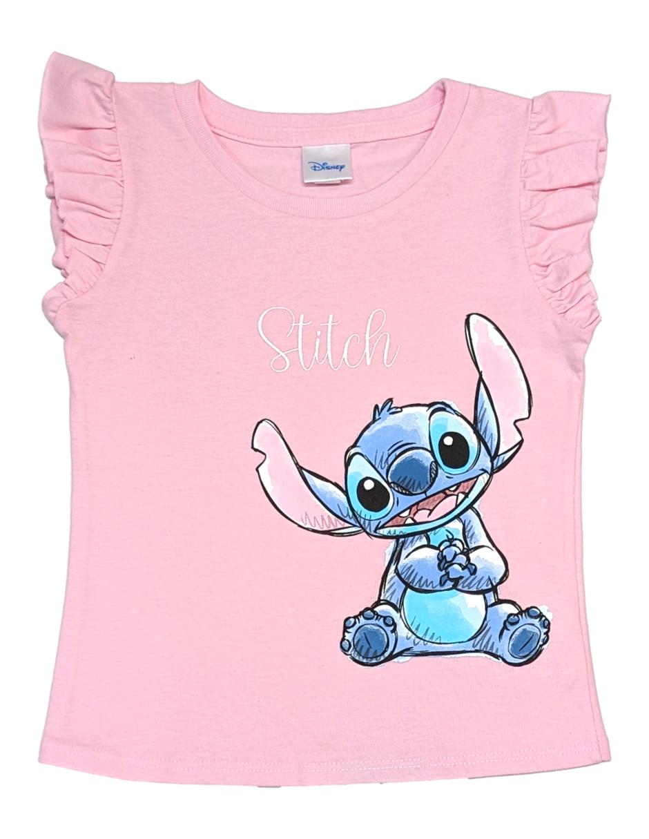Playera Stitch manga corta para niña Playera Stitch manga corta para niña
