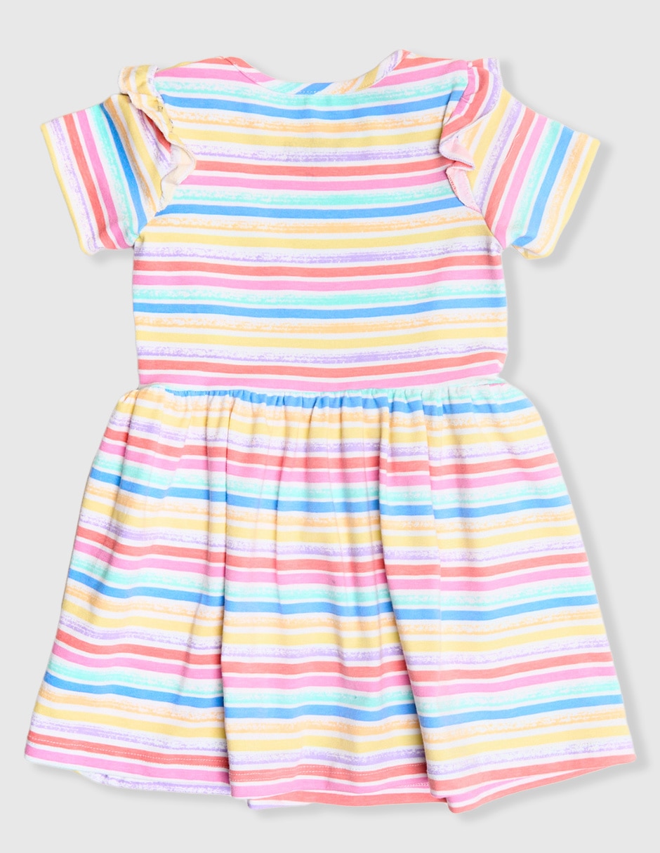 Vestido manga regular para niña 2