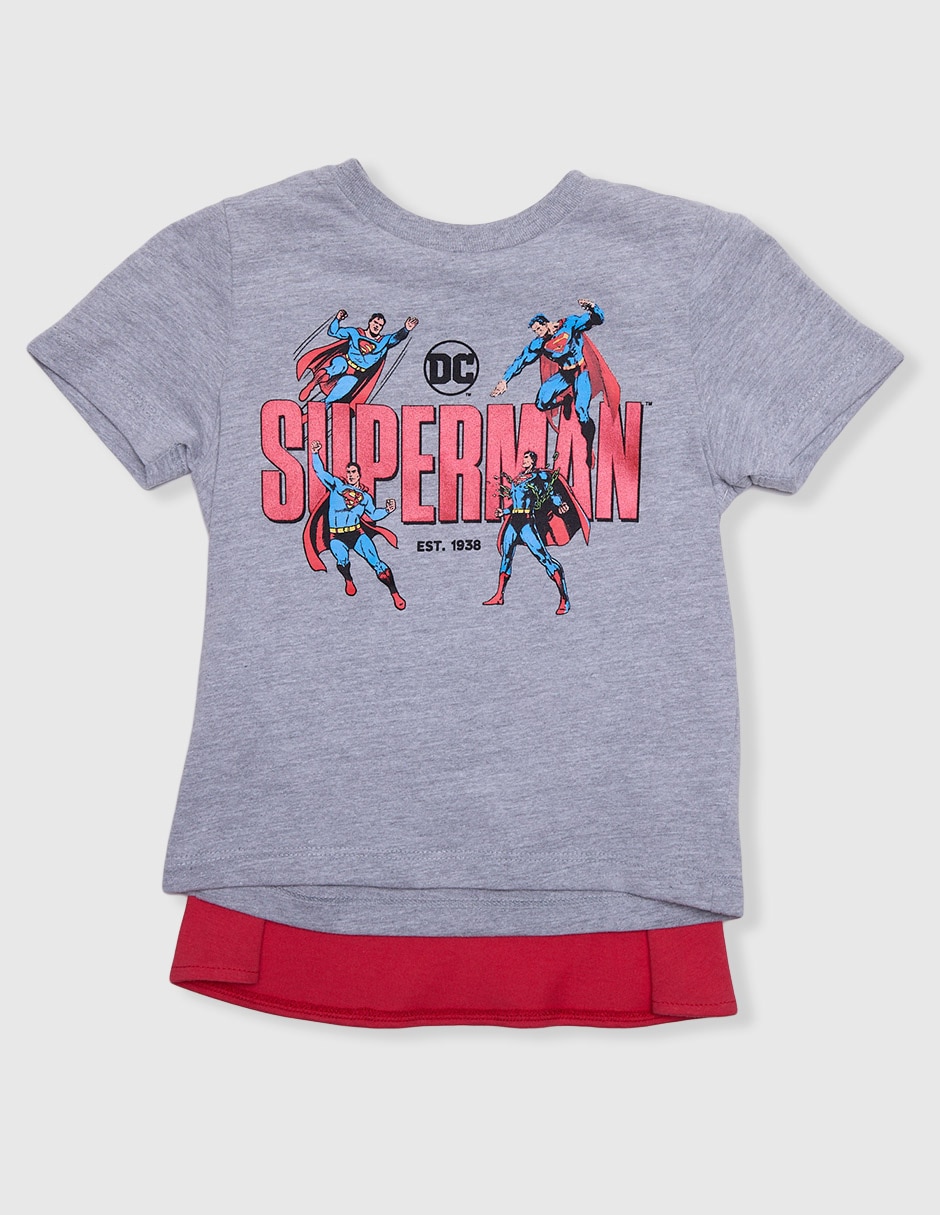 Playera Superman manga corta para niño Playera Superman manga corta para niño
