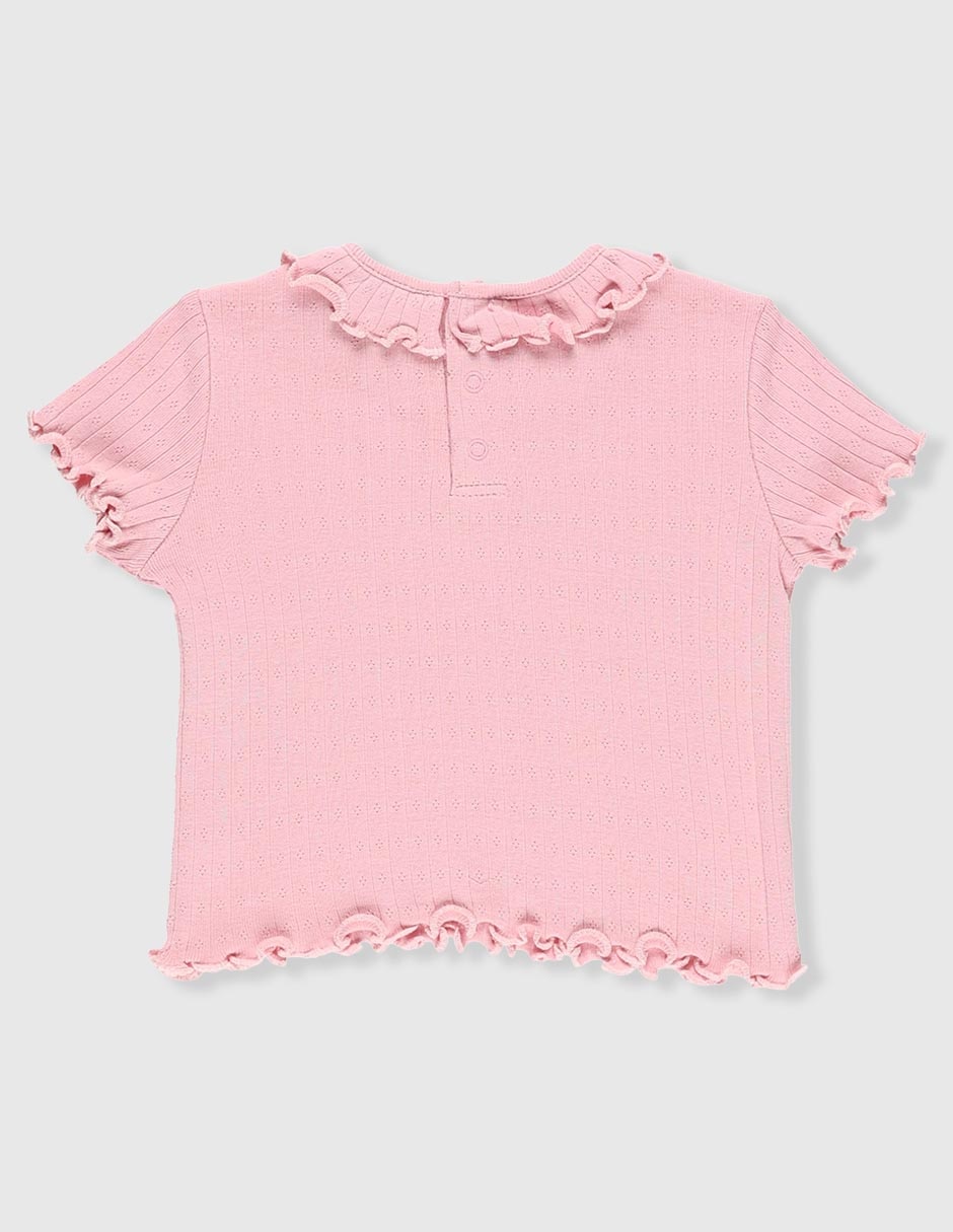 PLAYERA, 3T (3 AÑOS), MALVA BLANQUEADO