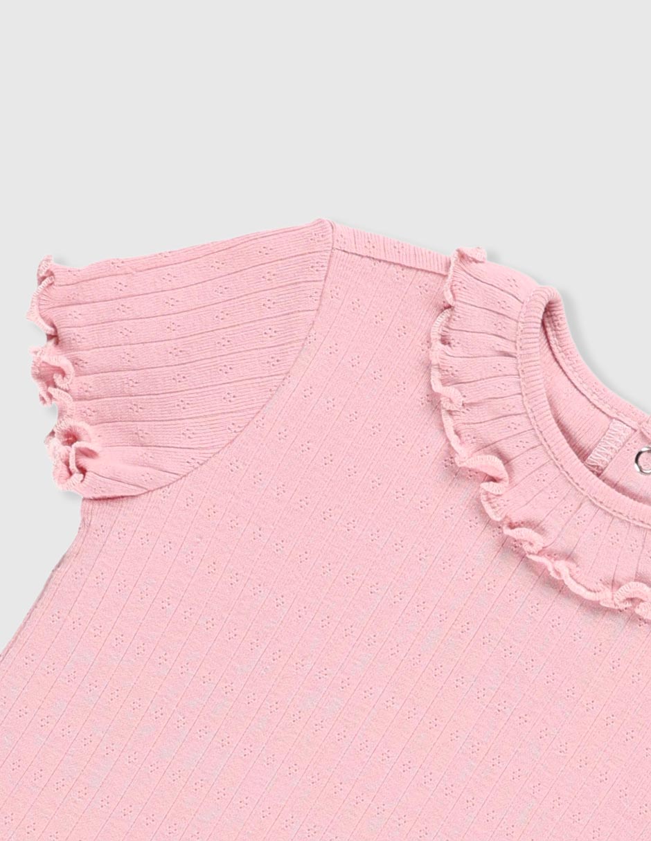 PLAYERA, 3T (3 AÑOS), MALVA BLANQUEADO