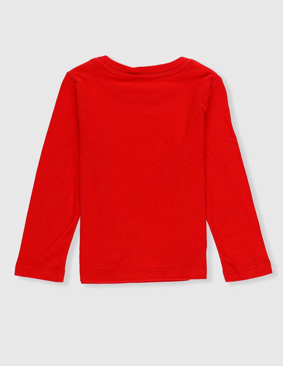 Playera manga larga para preescolar unisex 2
