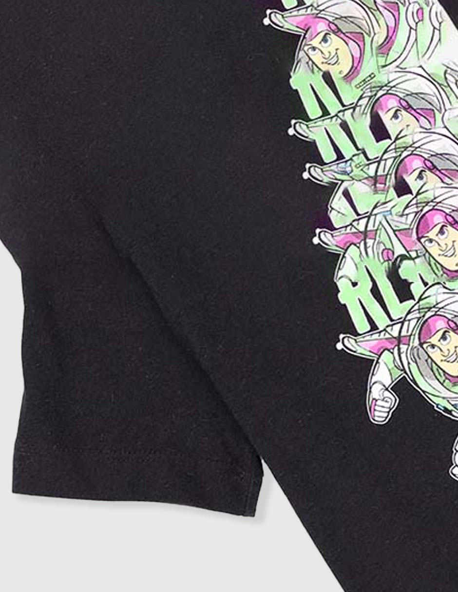 Playera Buzz Lightyear manga corta para niño 4