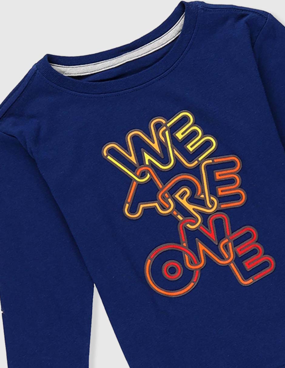 Playera manga larga para bebé niño 3