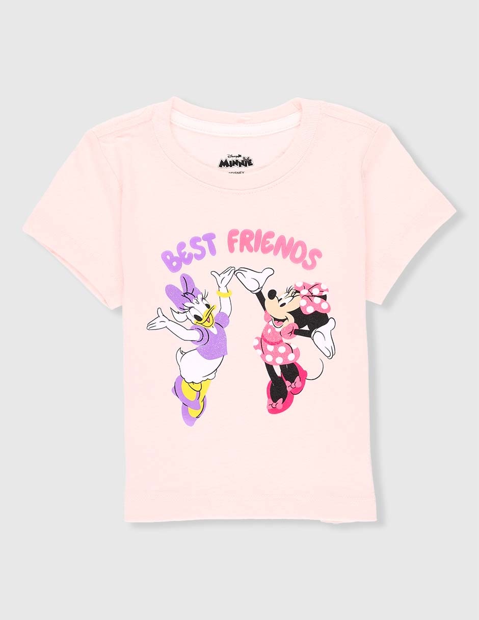 Playera Minnie & Daisy manga corta para niña Playera Minnie & Daisy manga corta para niña