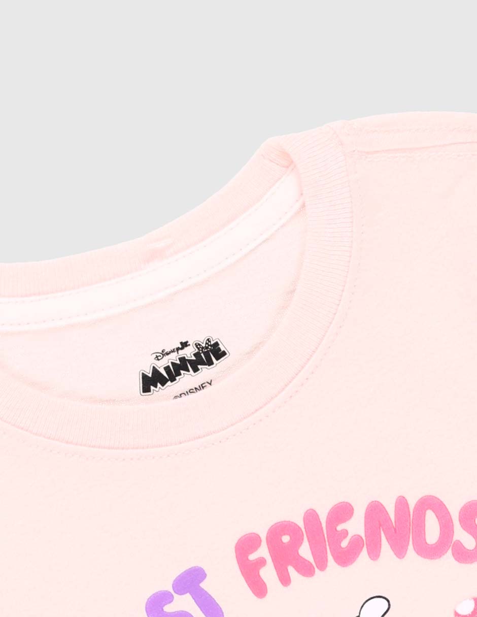 Playera Minnie & Daisy manga corta para niña 3