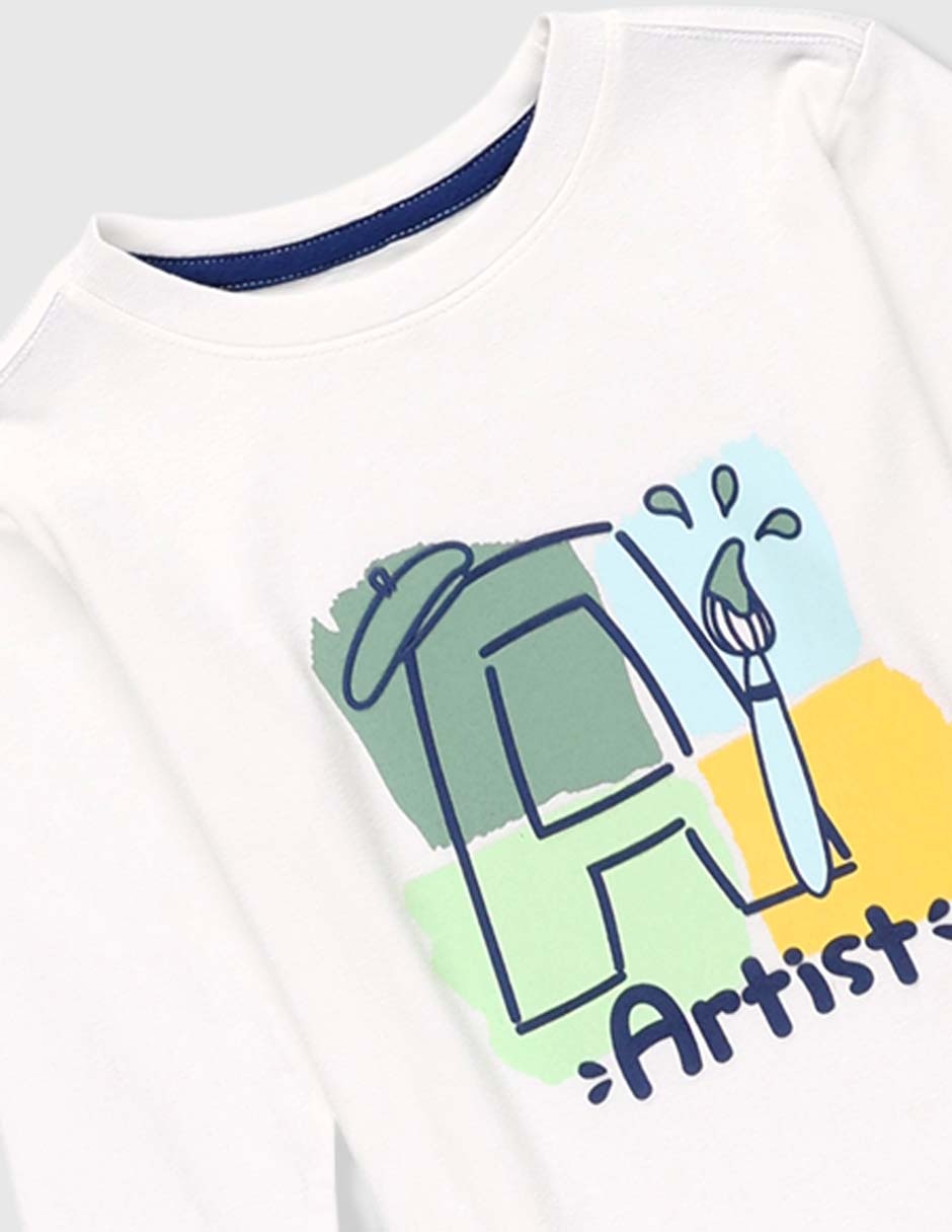 Playera manga larga para niño 3