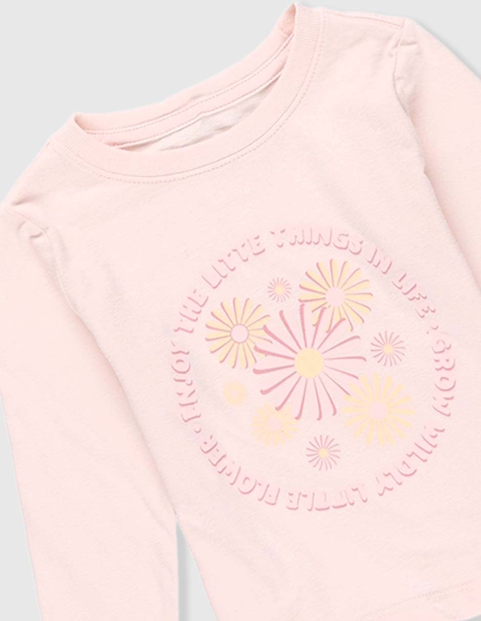 Playera manga larga para bebé niña 3