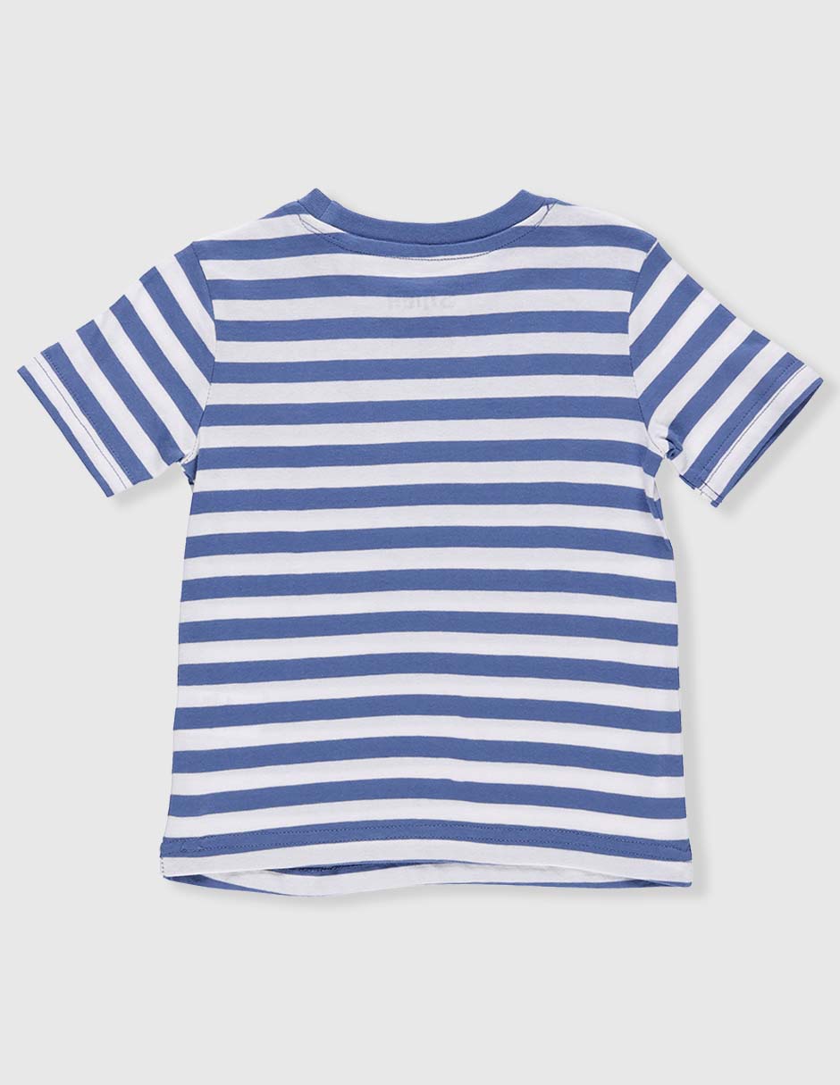 Playera stitch manga corta para bebé niño 5