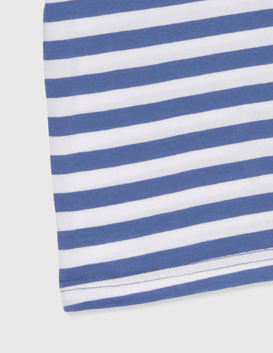 Playera stitch manga corta para bebé niño 7
