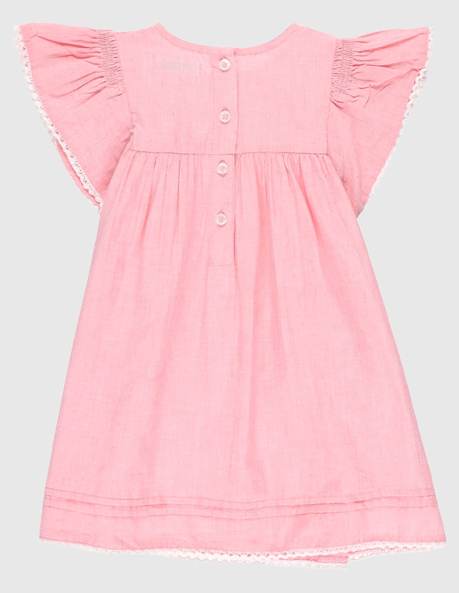 Vestido manga cap para bebé niña 2