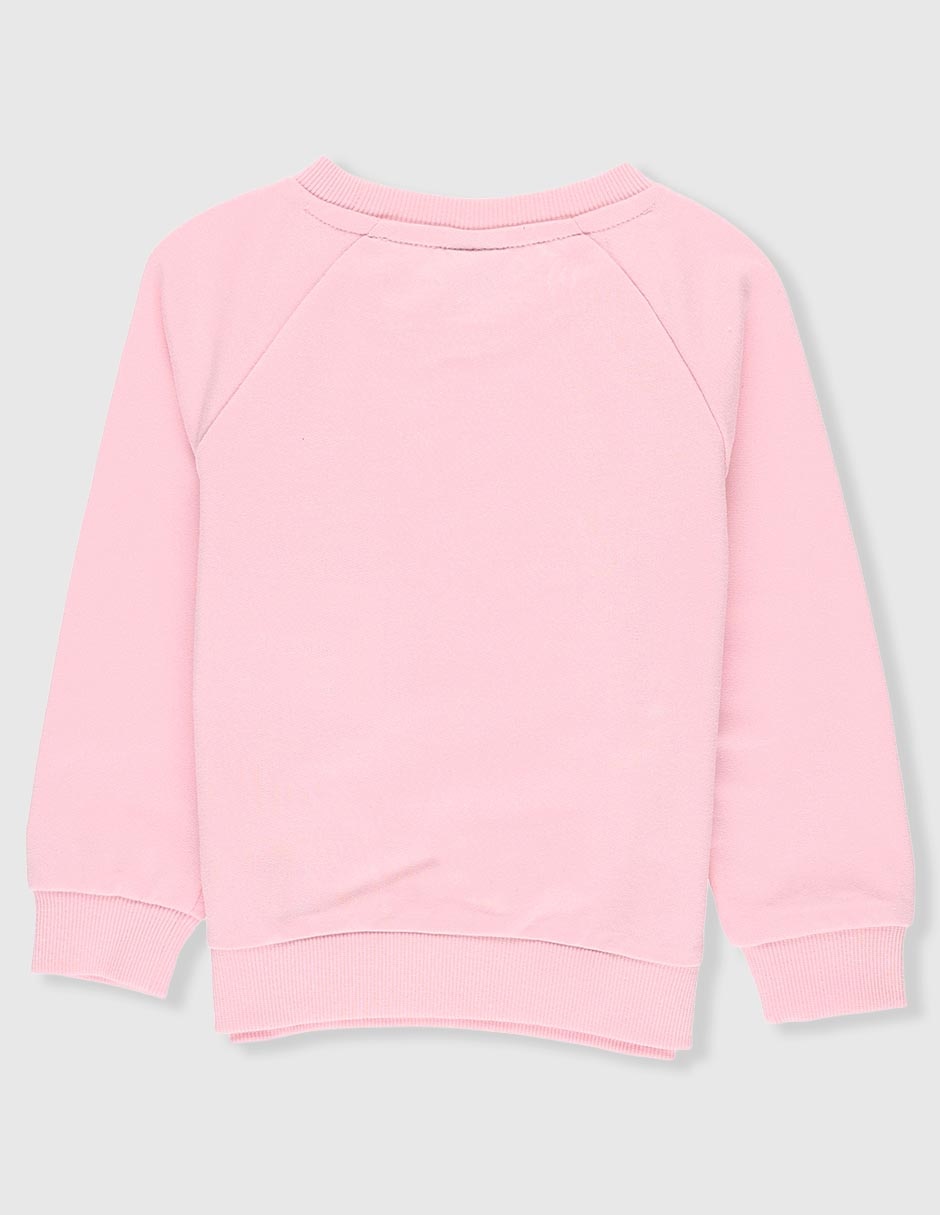SUDADERA, 2T (2 AÑOS), ROSA BEBÉ CLARO