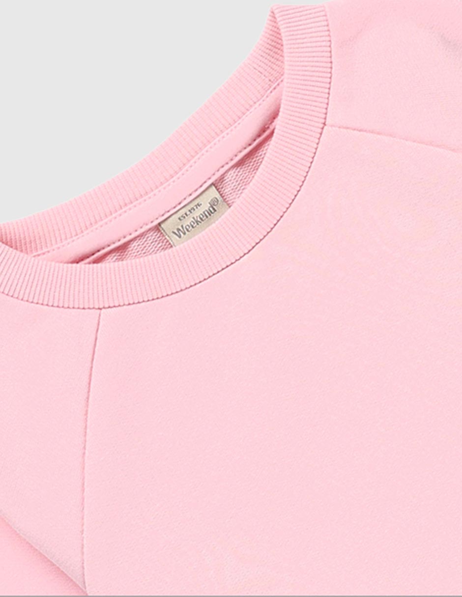 SUDADERA, 2T (2 AÑOS), ROSA BEBÉ CLARO