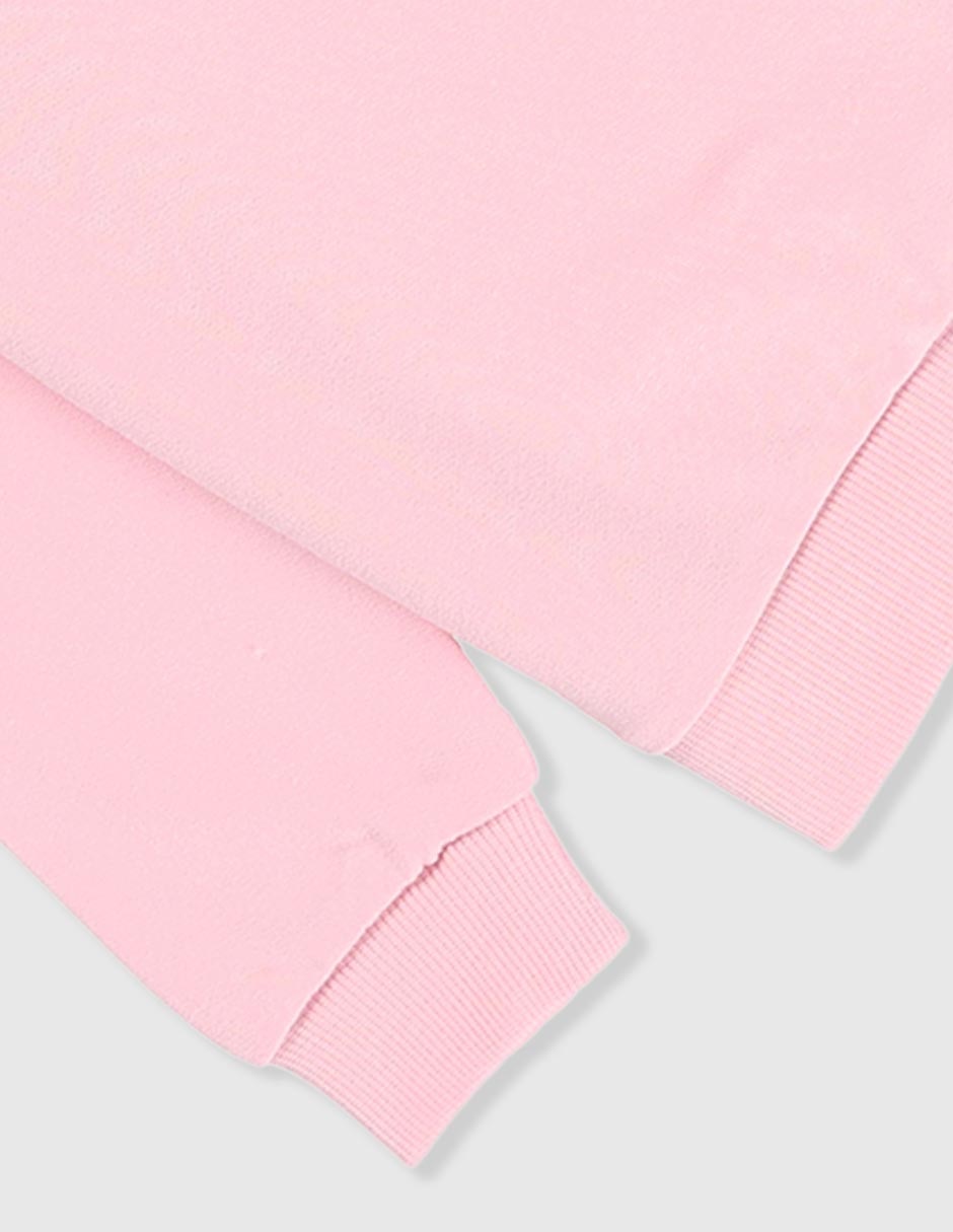 SUDADERA, 2T (2 AÑOS), ROSA BEBÉ CLARO