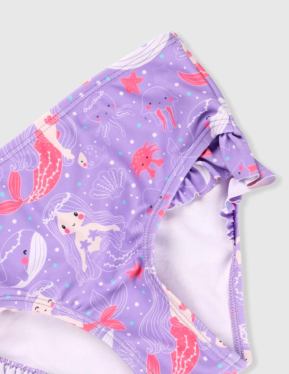 Traje de baño completo para niña 4