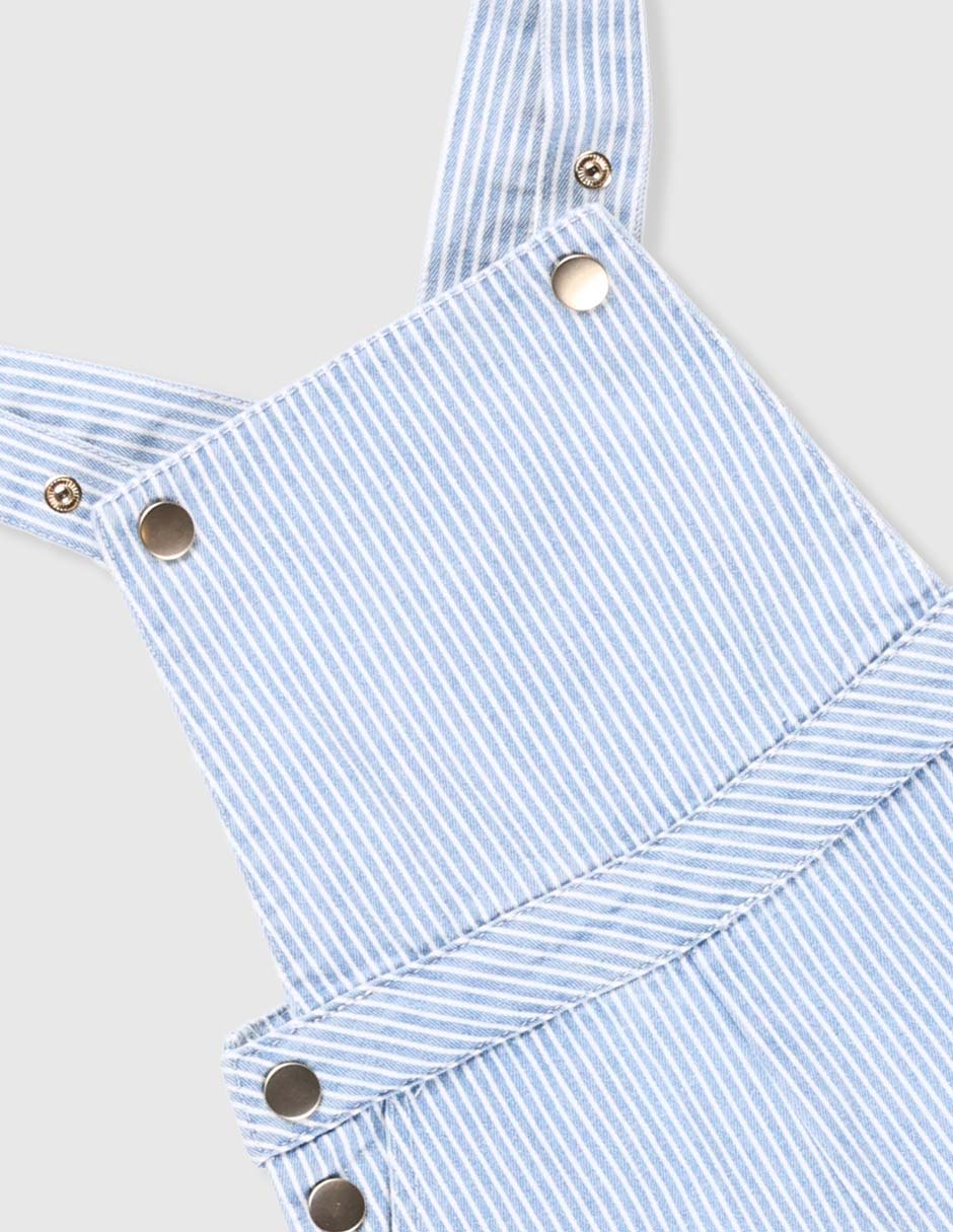 Overol pantalón de algodón para niña 3