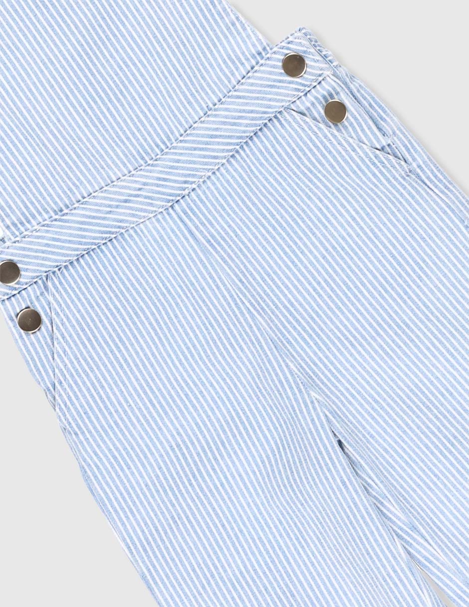 Overol pantalón de algodón para niña 4