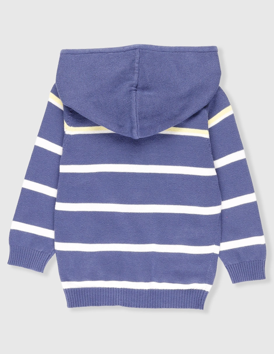 Suéter con capucha y bolsas para niño 2
