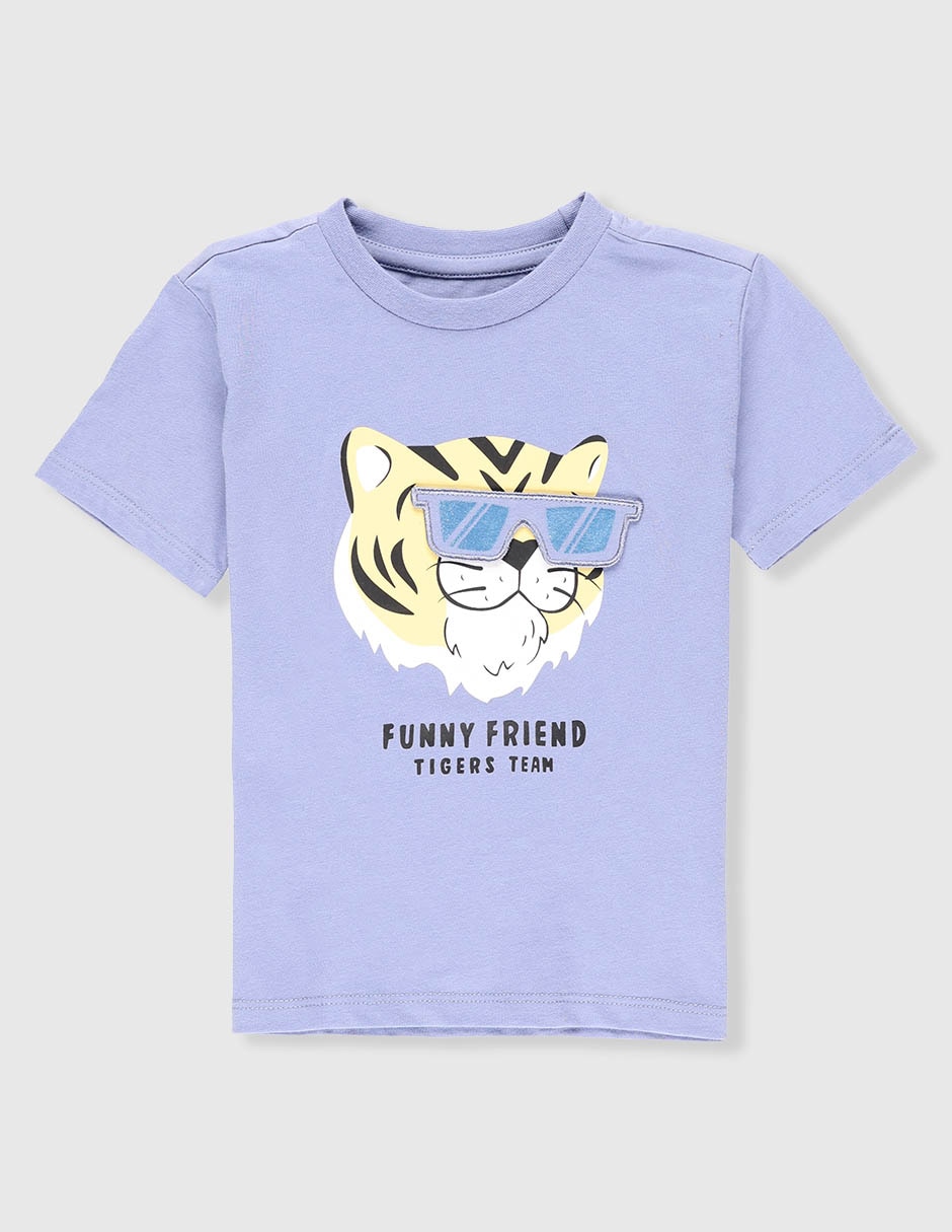 Playera manga corta para bebé niño Playera manga corta para bebé niño