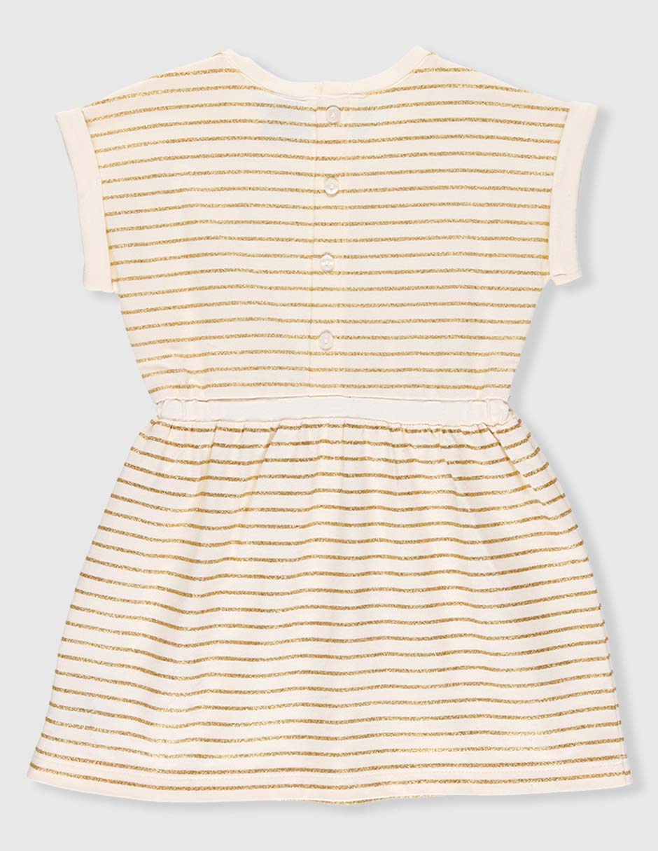 Vestido manga cap para bebé niña 2