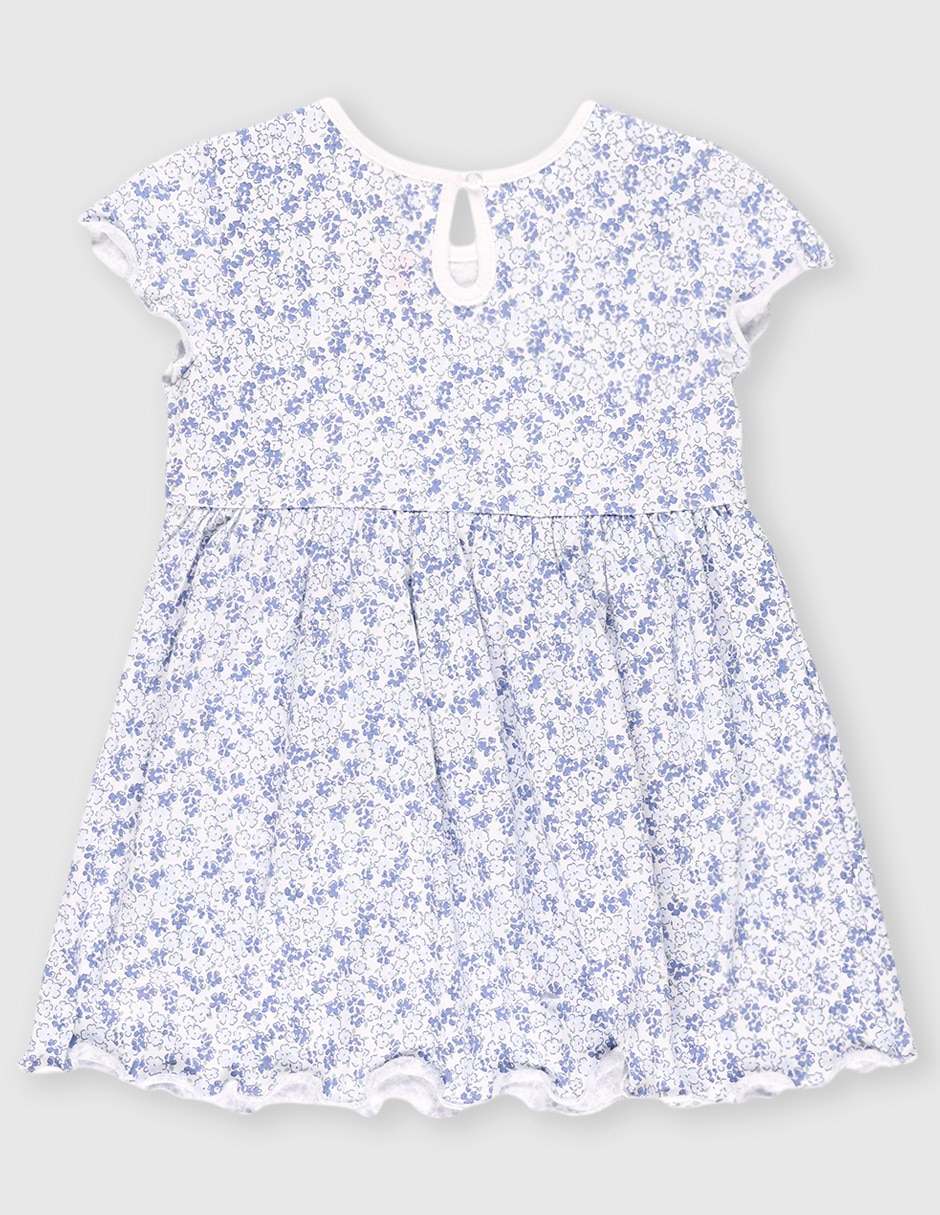 Vestido casual manga mariposa para niña 2