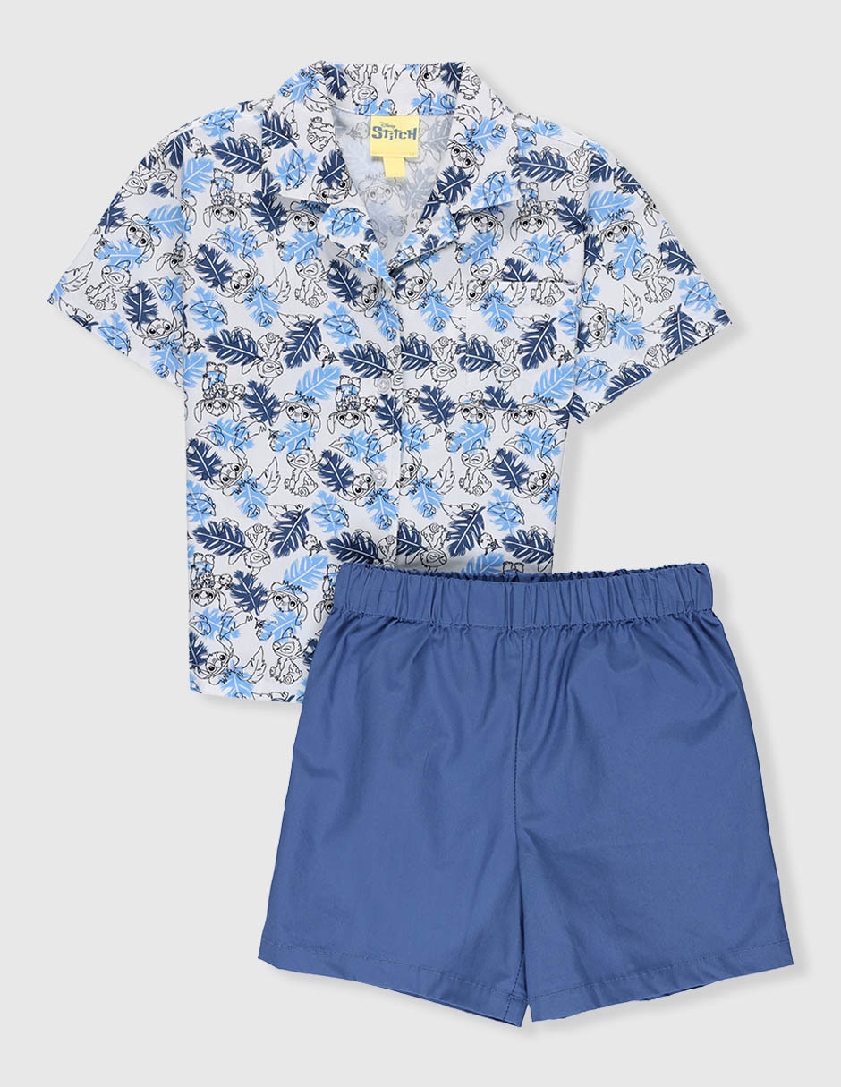 Conjunto casual Stitch de algodón para bebé niño Conjunto casual Stitch de algodón para bebé niño