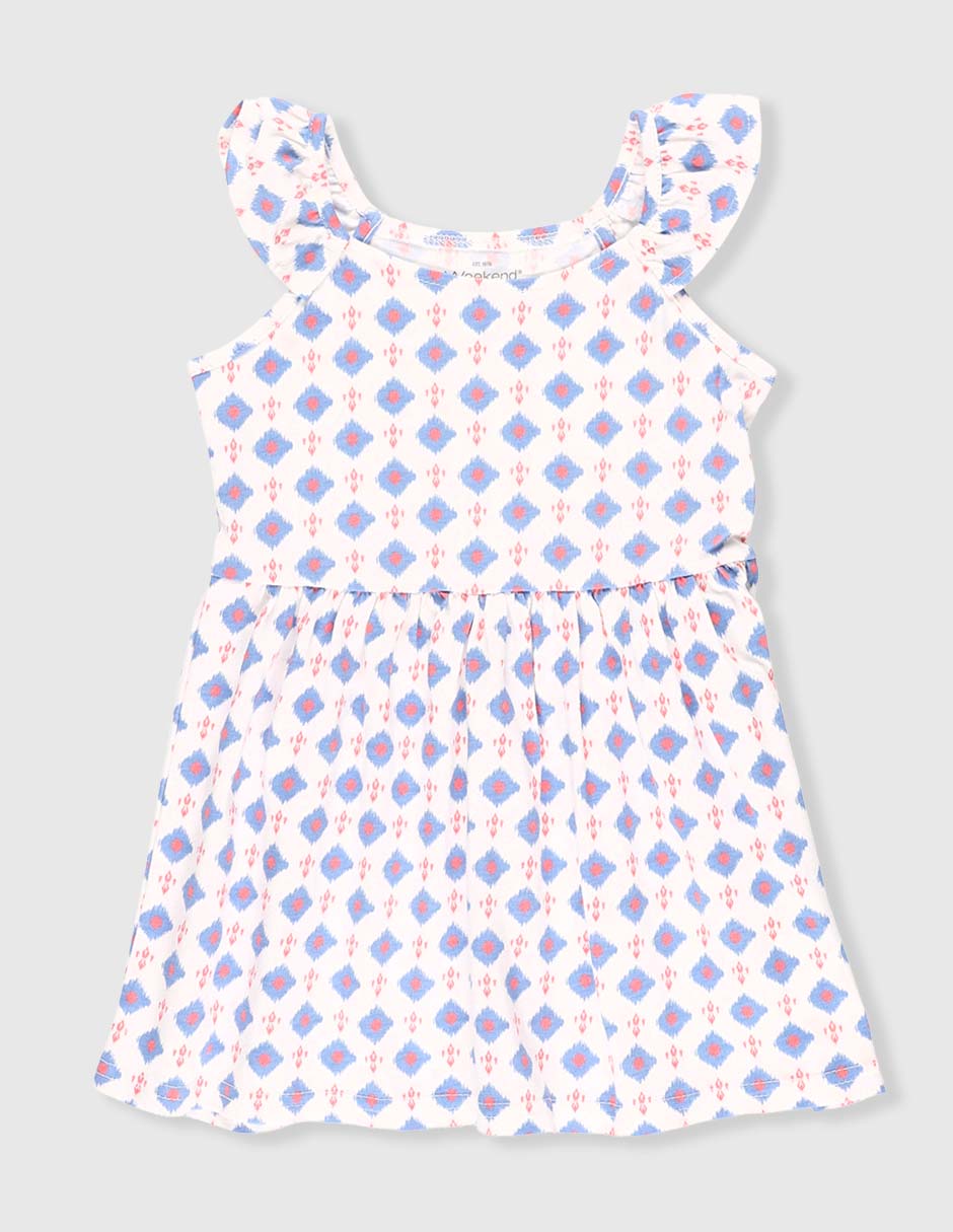 Vestido manga cap para niña 1