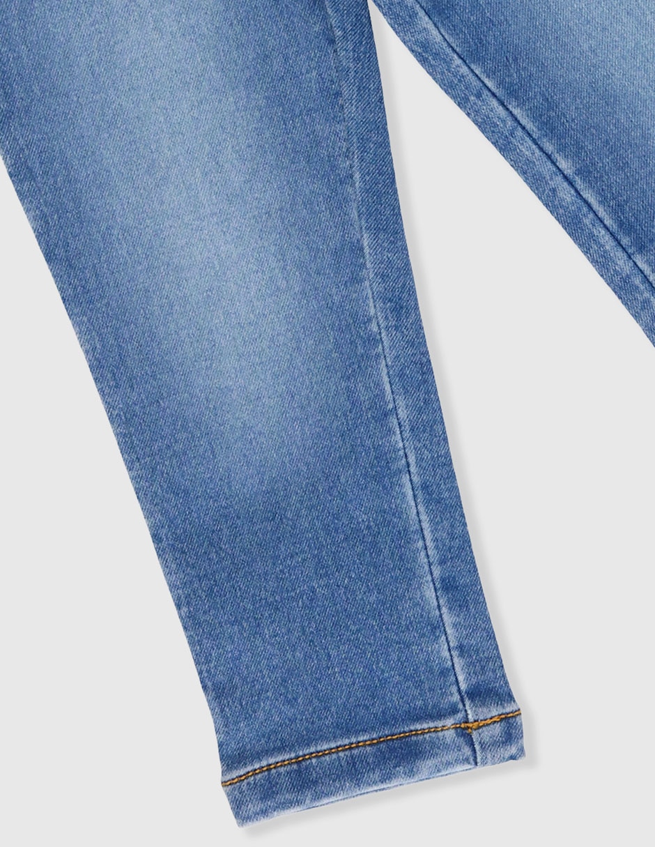 Jeans relajado lavado stone wash para niño 4