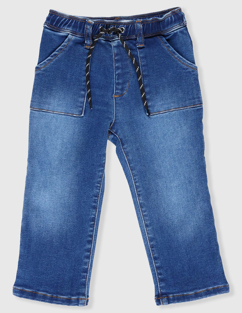 Jeans straight deslavado para niño Jeans straight deslavado para niño