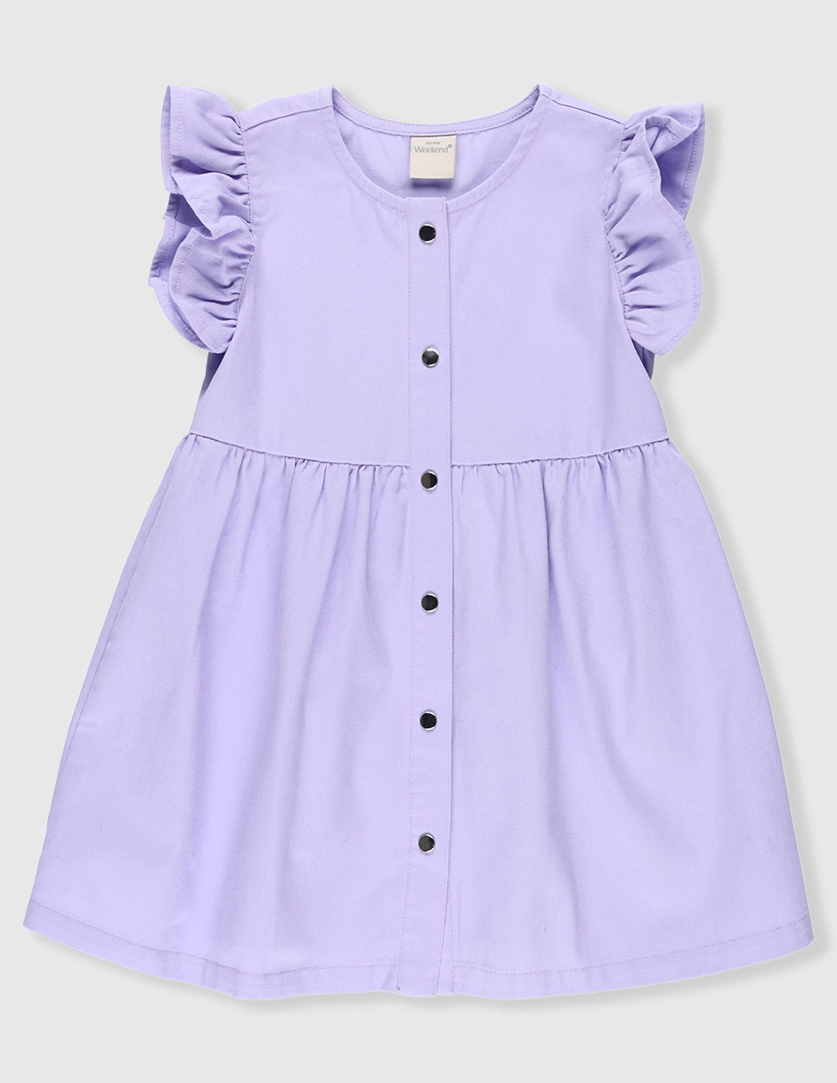 Vestido manga volantes para niña Vestido manga volantes para niña